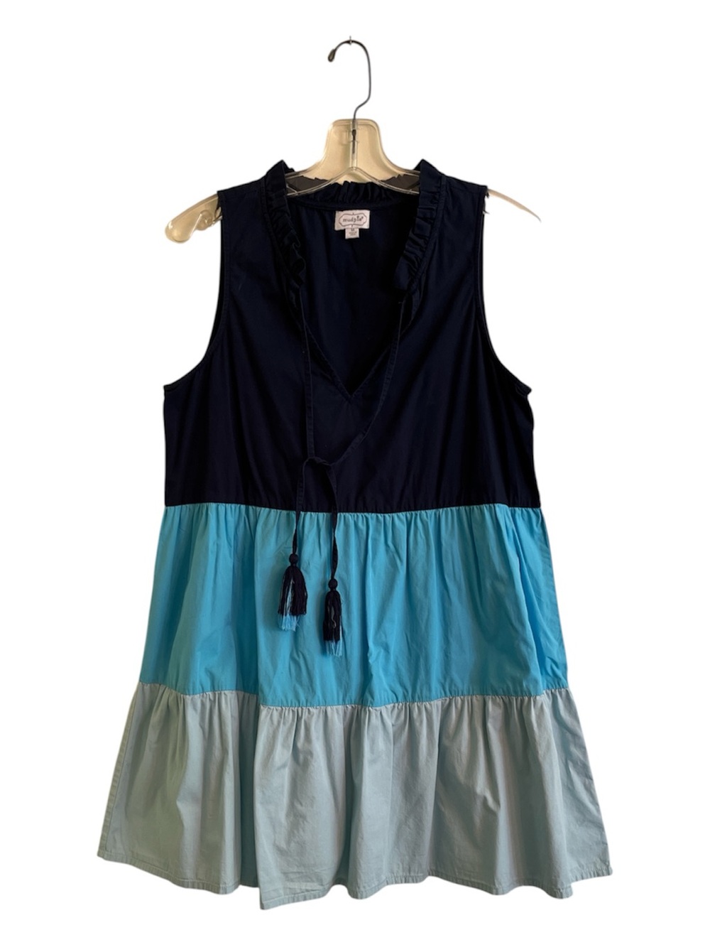 Tiered Dress/Coverup-100% Cotton